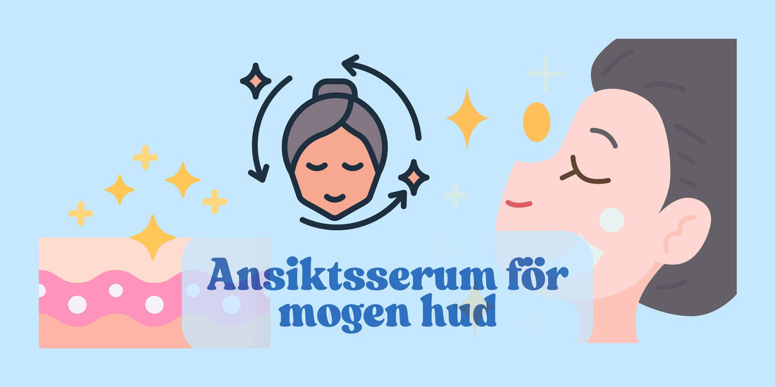 Naturligt ansiktsserum för mogen hud