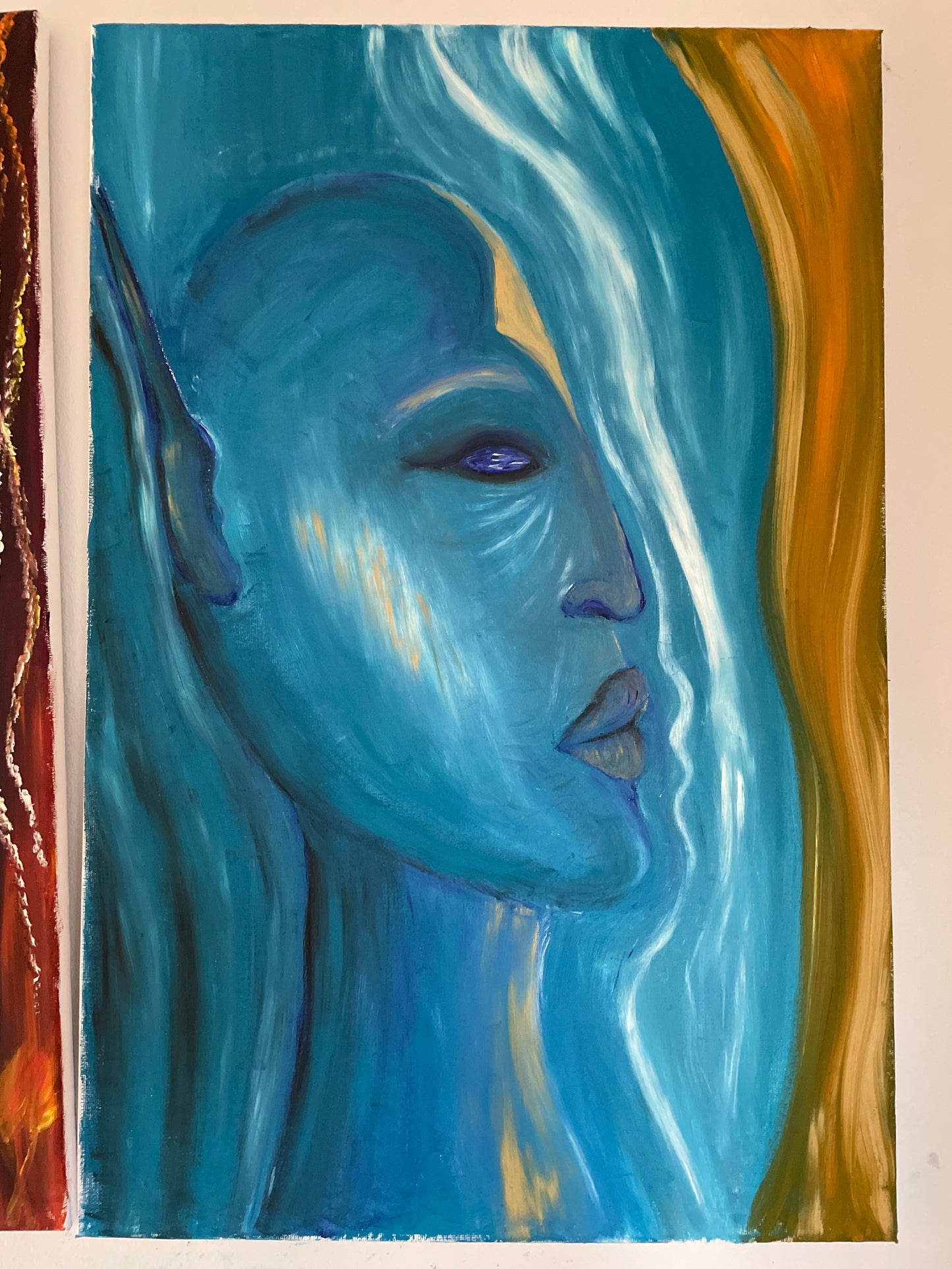 Blue Light Man 60cm*40cm