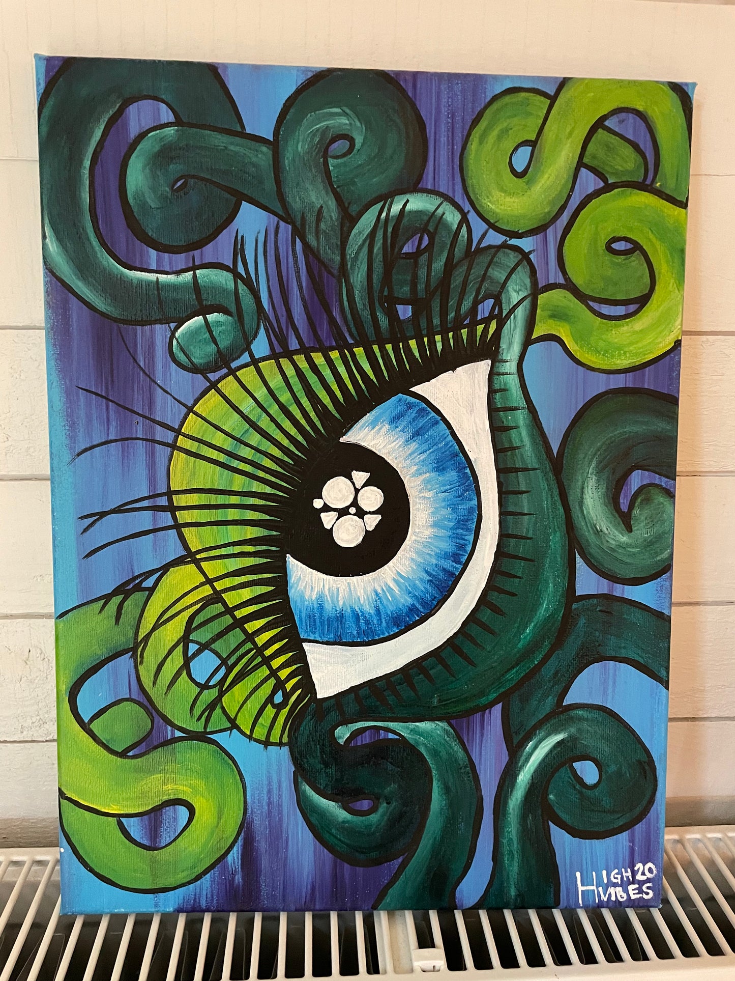 Open your eyes - Blue 30*40cm