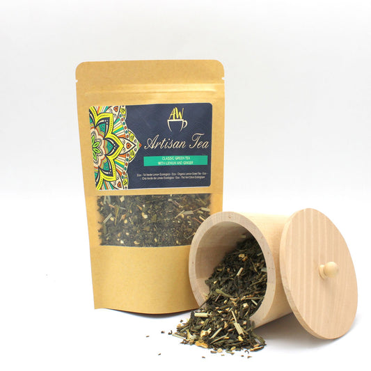Classic Green Tea with Lemon and Ginger 50g BIO