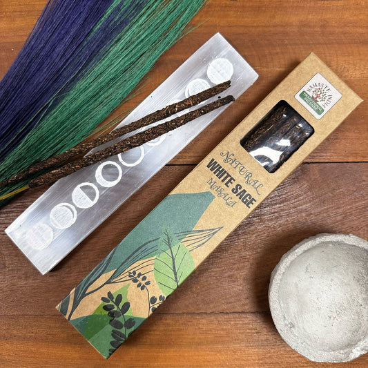 Natural Botanical Masala Incense – White Sage
