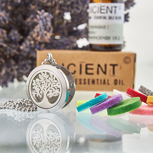 Aromaterapi Halsband – Livets Träd 25 mm