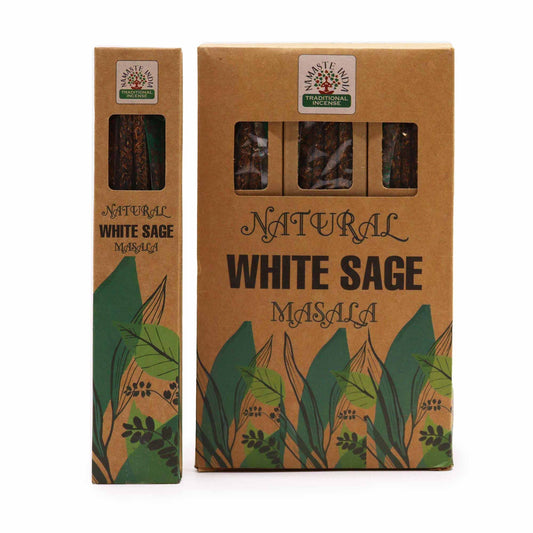 Natural Botanical Masala Incense – White Sage
