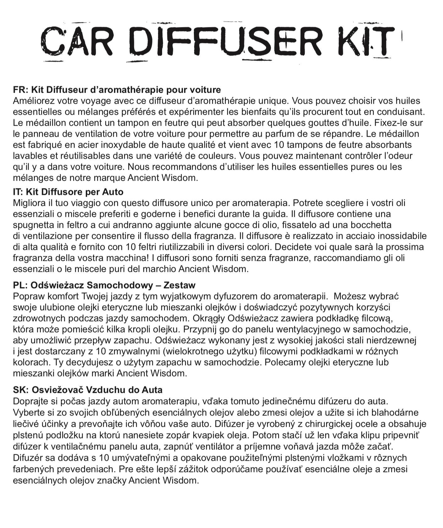 Bil Diffusorkit – Lotus Buddha – 30 mm