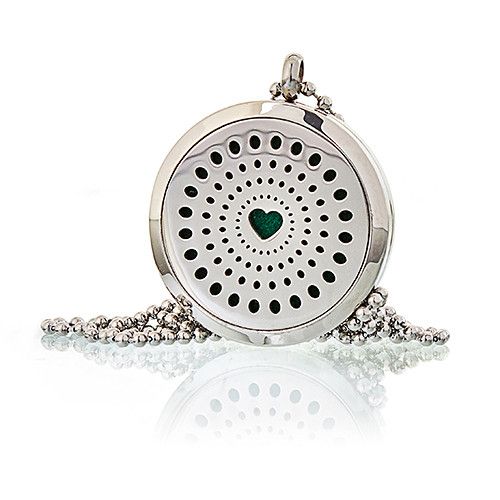 Aromaterapi Halsband – Diamanthjärta 30 mm