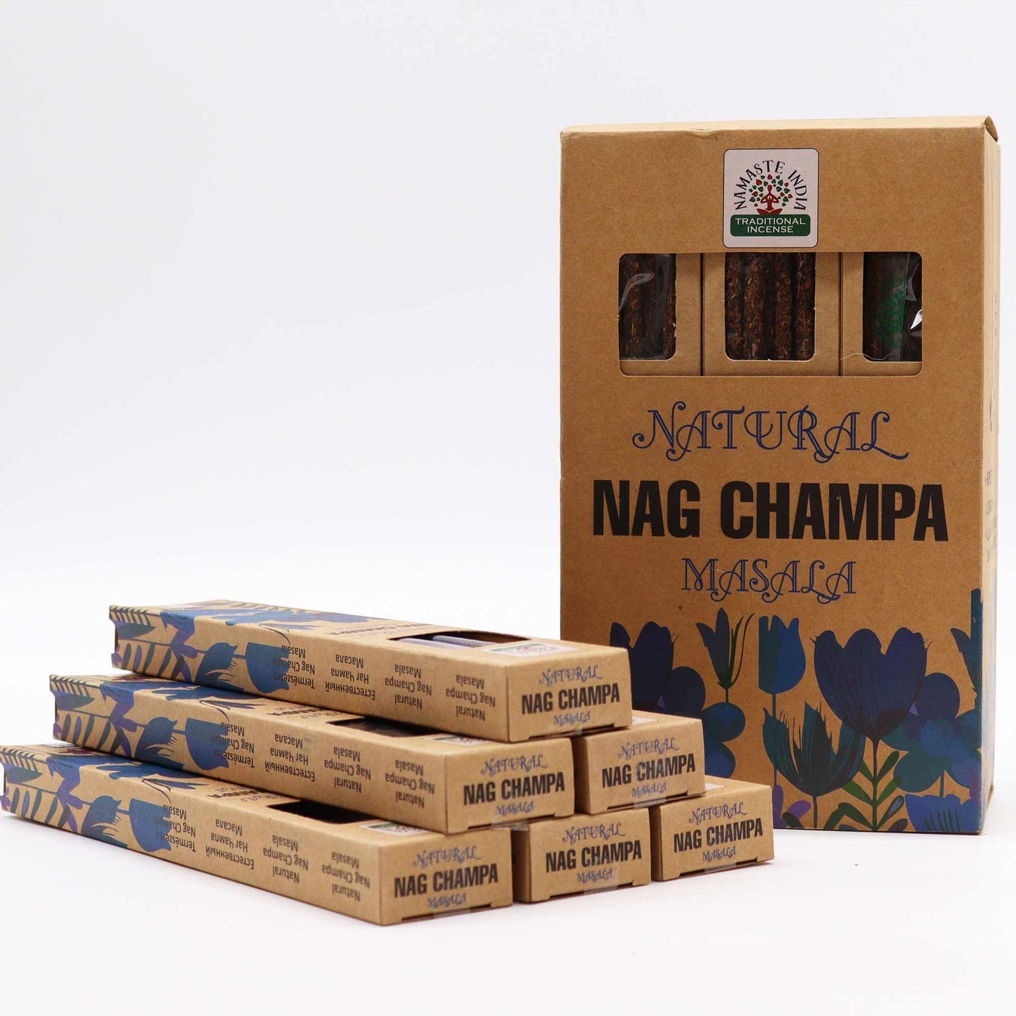 Naturlig rökelse med botanisk masala – Nag Champa