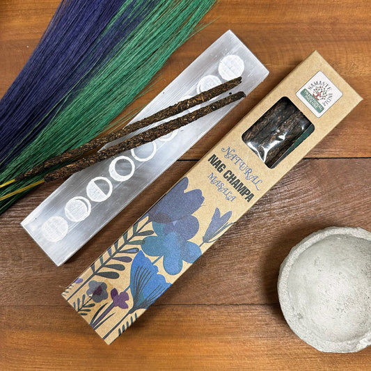Naturlig rökelse med botanisk masala – Nag Champa