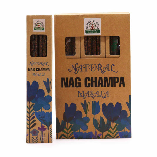 Naturlig rökelse med botanisk masala – Nag Champa