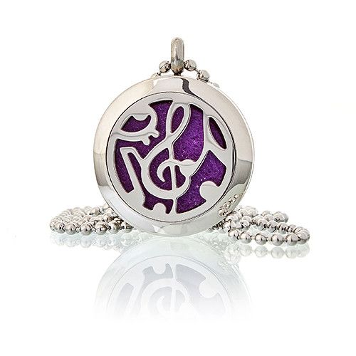 Aromaterapi Halsband – Musiknoter 25 mm