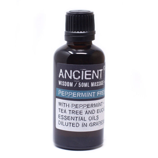 Pepparmynta Fräsch Massageolja – 50 ml