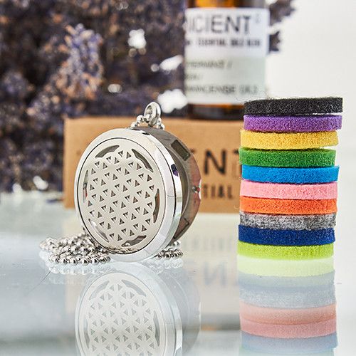 Aromaterapi Halsband – Livets Blomma 30 mm