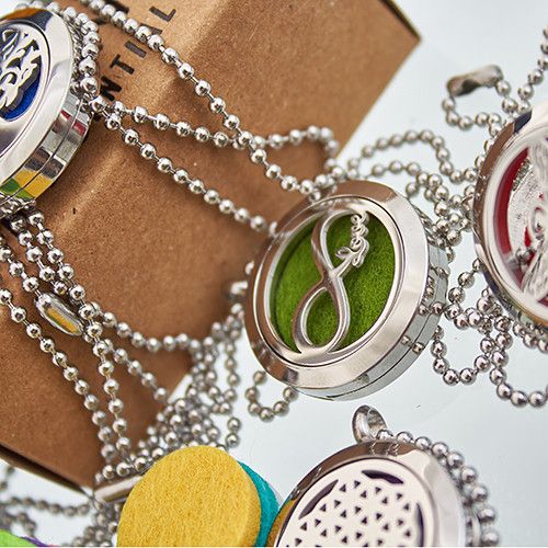 Aromaterapi Halsband – Återanvändbar Påfyllningspad – 30 mm