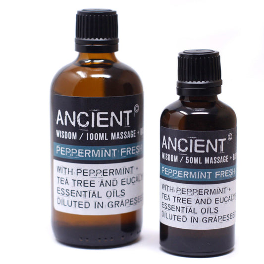 Pepparmynta Fräsch Massageolja – 50 ml