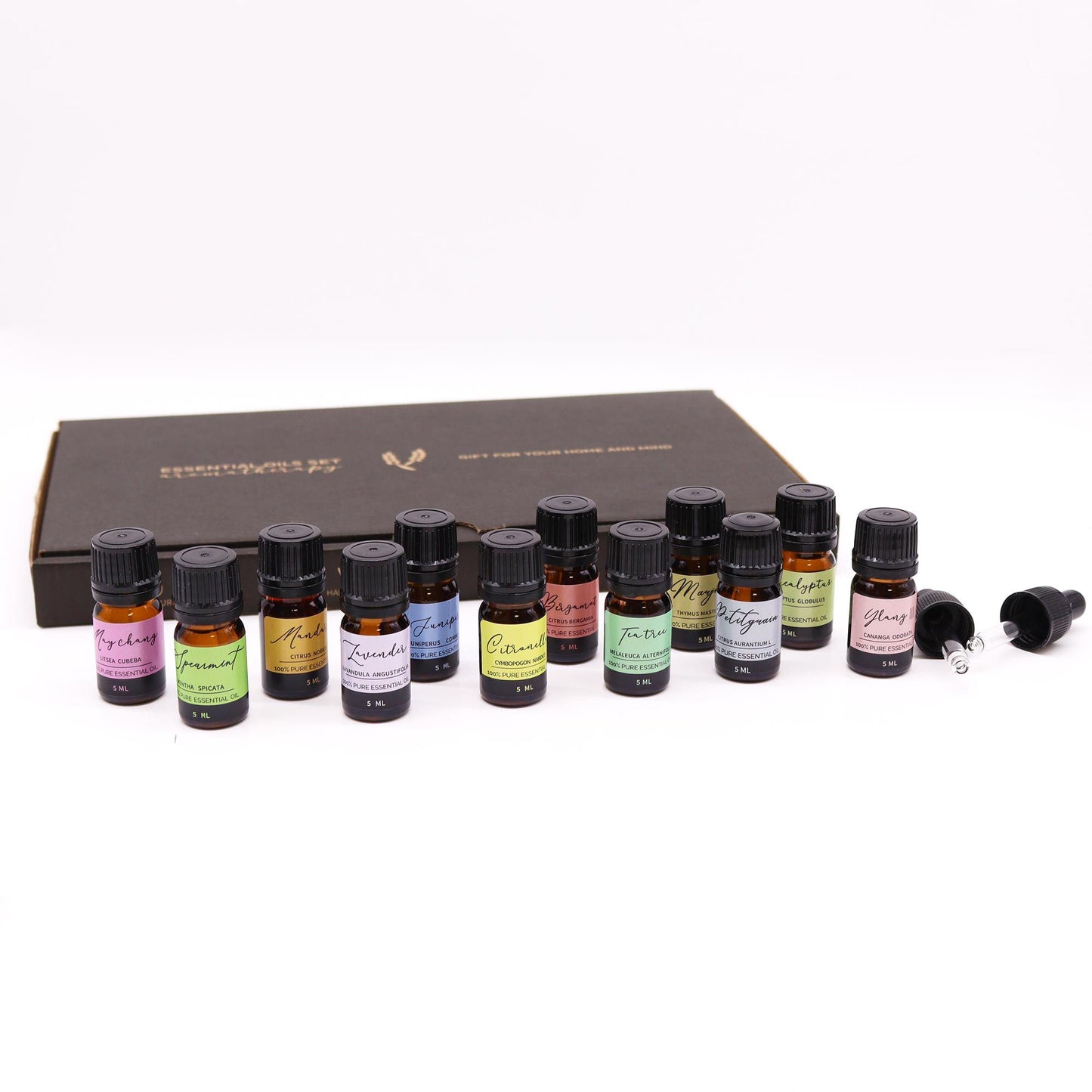 Aromaterapi Eterisk Olja Set – Vårkollektion
