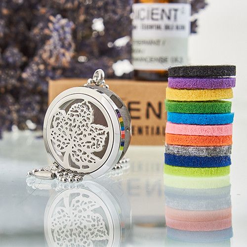 Aromaterapi Halsband – Löv 30 mm