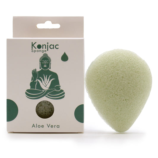 Teardrop Konjacsvamp – Aloe Vera – Läkande