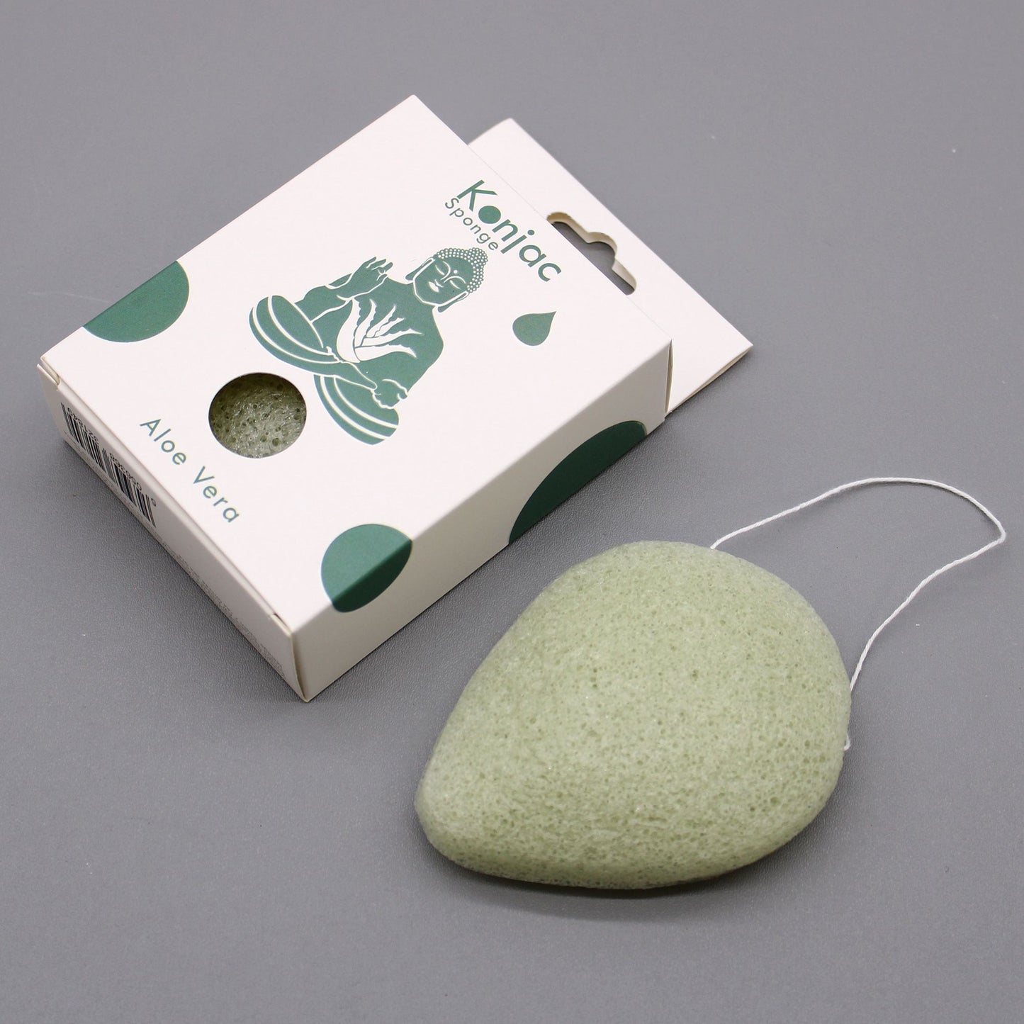 Teardrop Konjacsvamp – Aloe Vera – Läkande