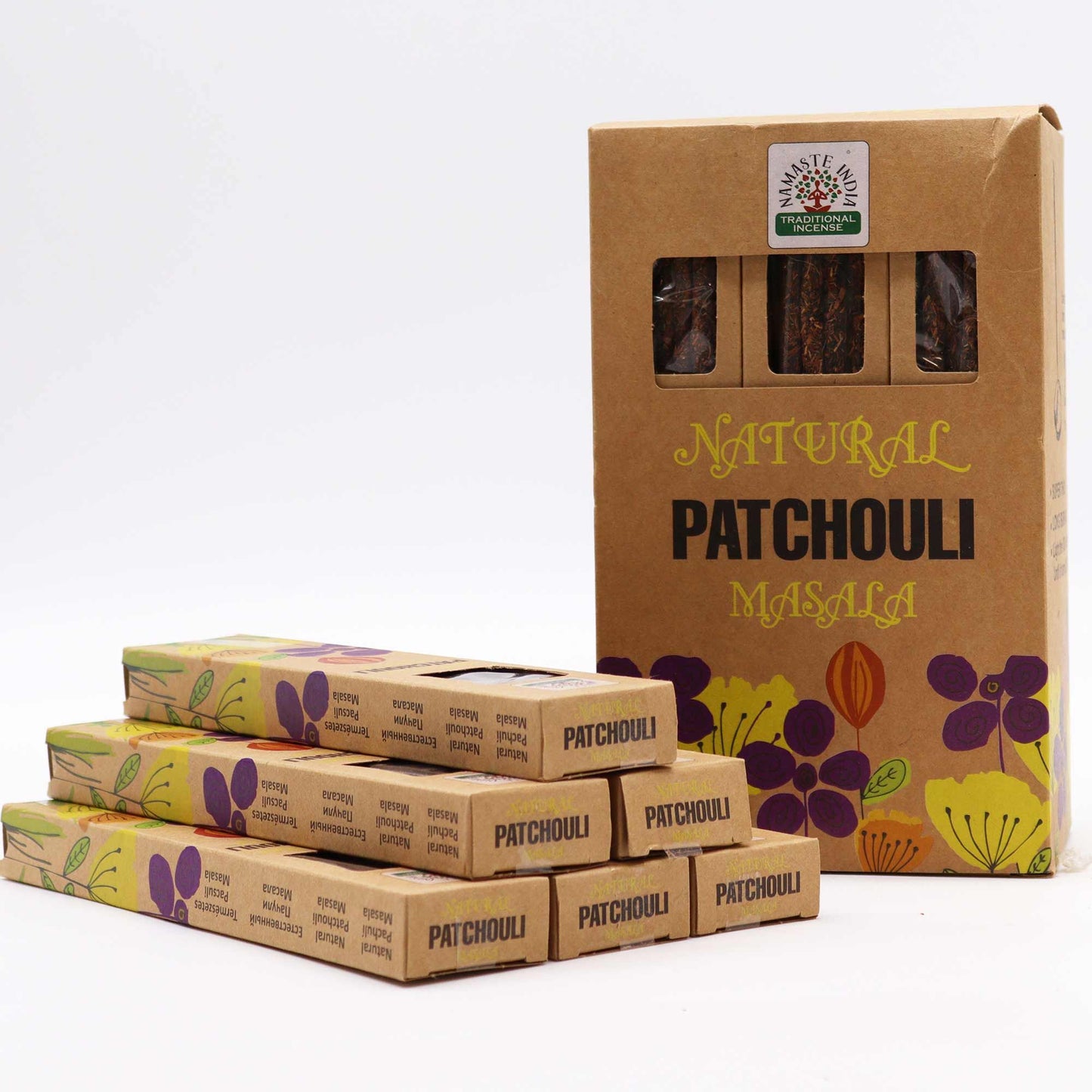 Naturlig botanisk masala rökelse – Patchouli