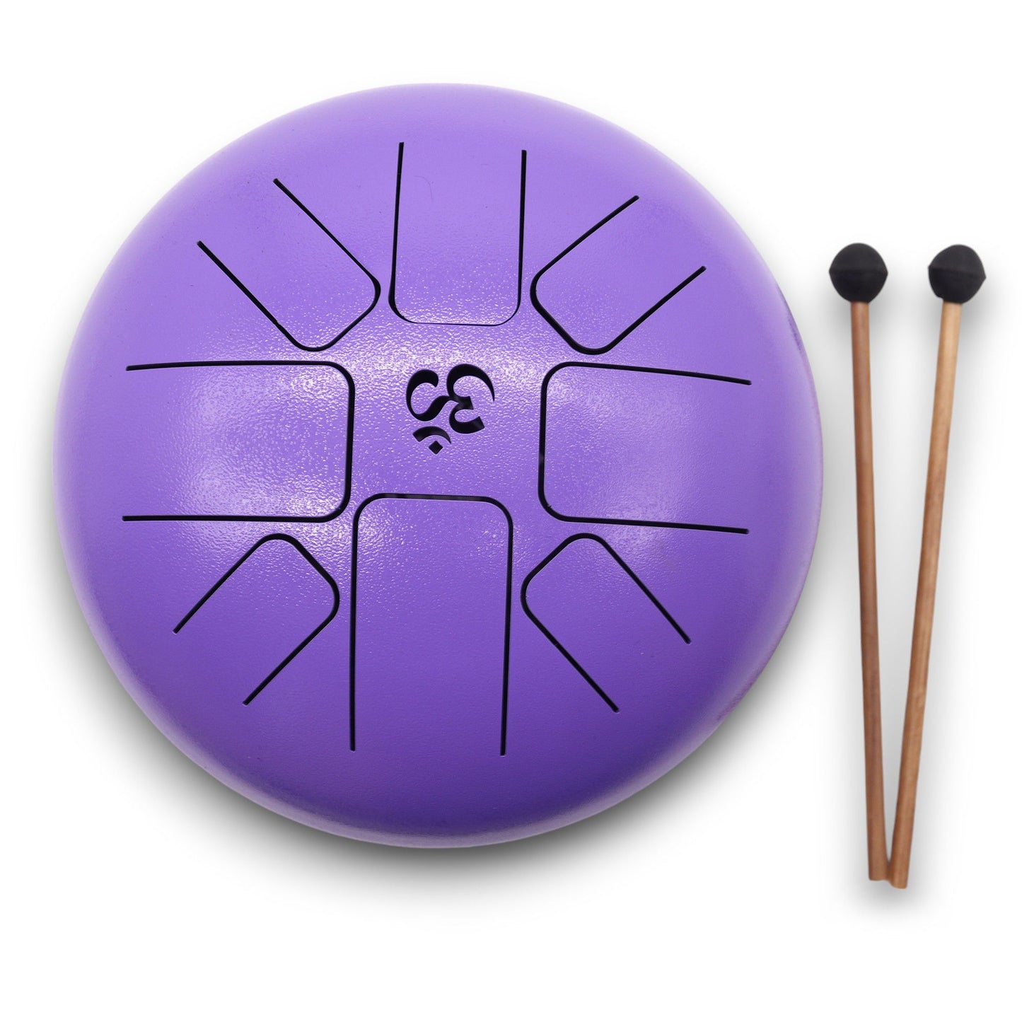 Med Steel Tongue Happy trumma Om Violet – 22x16 cm