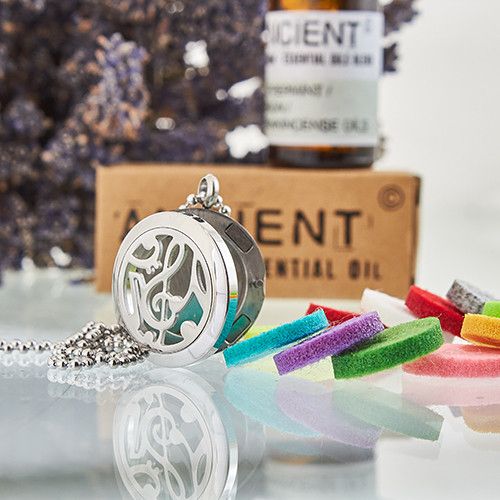 Aromaterapi Halsband – Musiknoter 25 mm