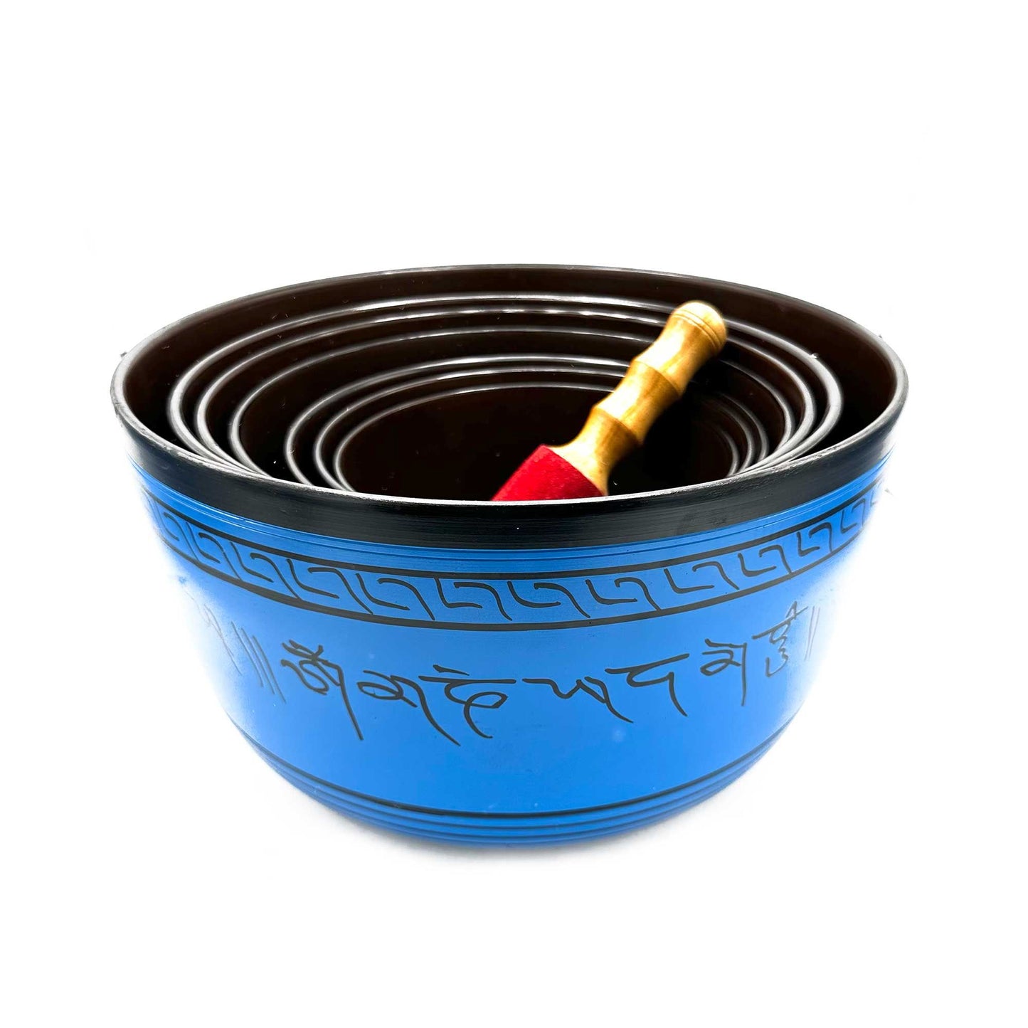 Klangskålar - Litet chakraset med sju klangskålar 14–22 cm