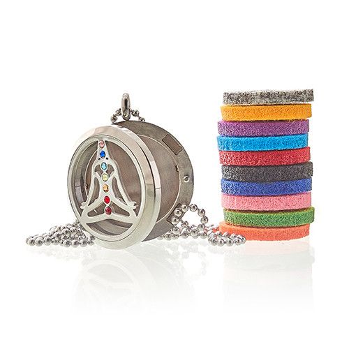 Aromaterapi Halsband – Yoga Chakra – 30 mm