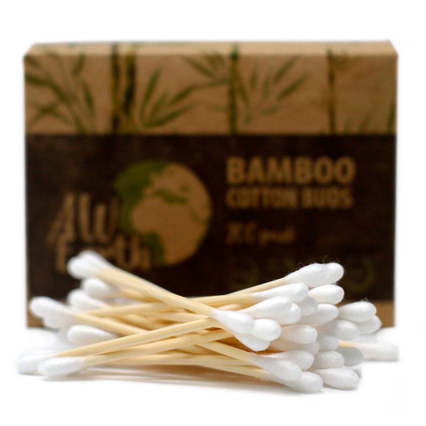 Låda med 200 st Bamboo Cotton Buds