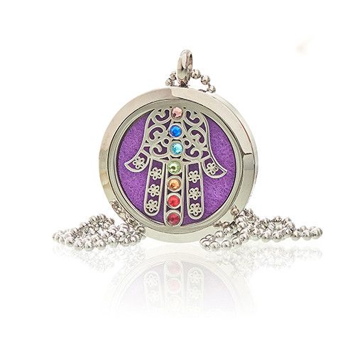 Aromaterapi Halsband – Hamsa Chakra – 30 mm