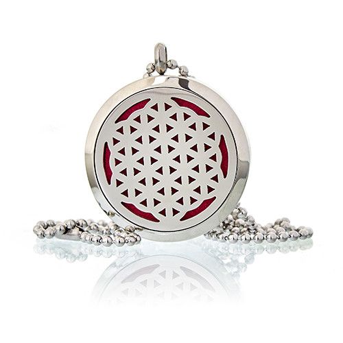 Aromaterapi Halsband – Livets Blomma 30 mm