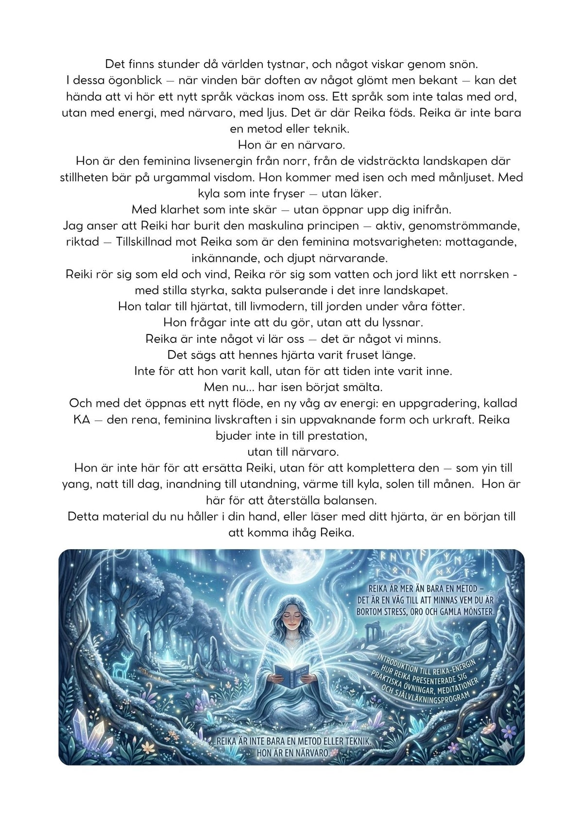REIKA - KURS (Distans kurs)