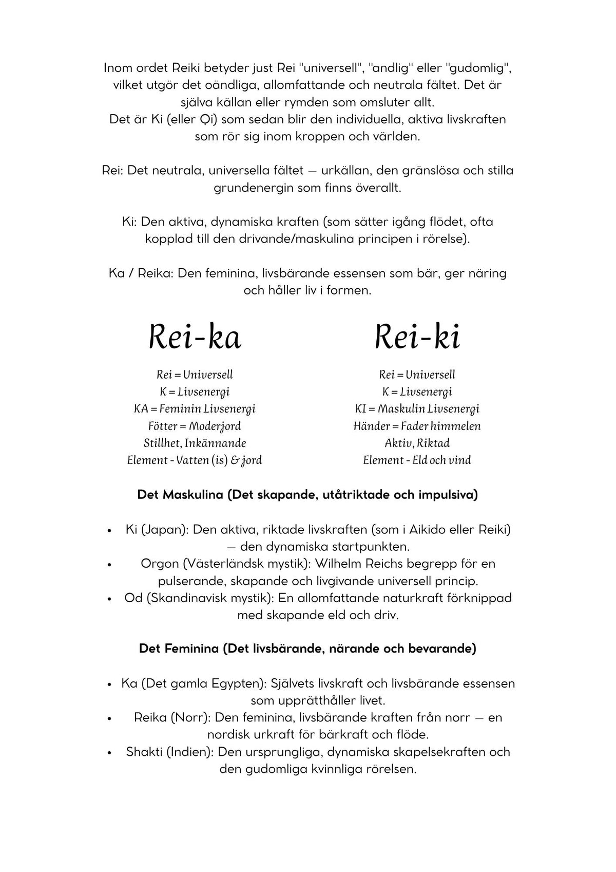 REIKA - KURS (Distans kurs)