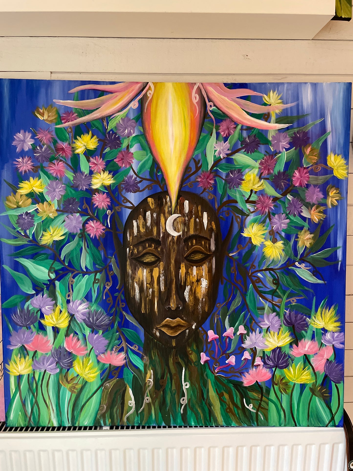Enlightment from moon - 80*80cm