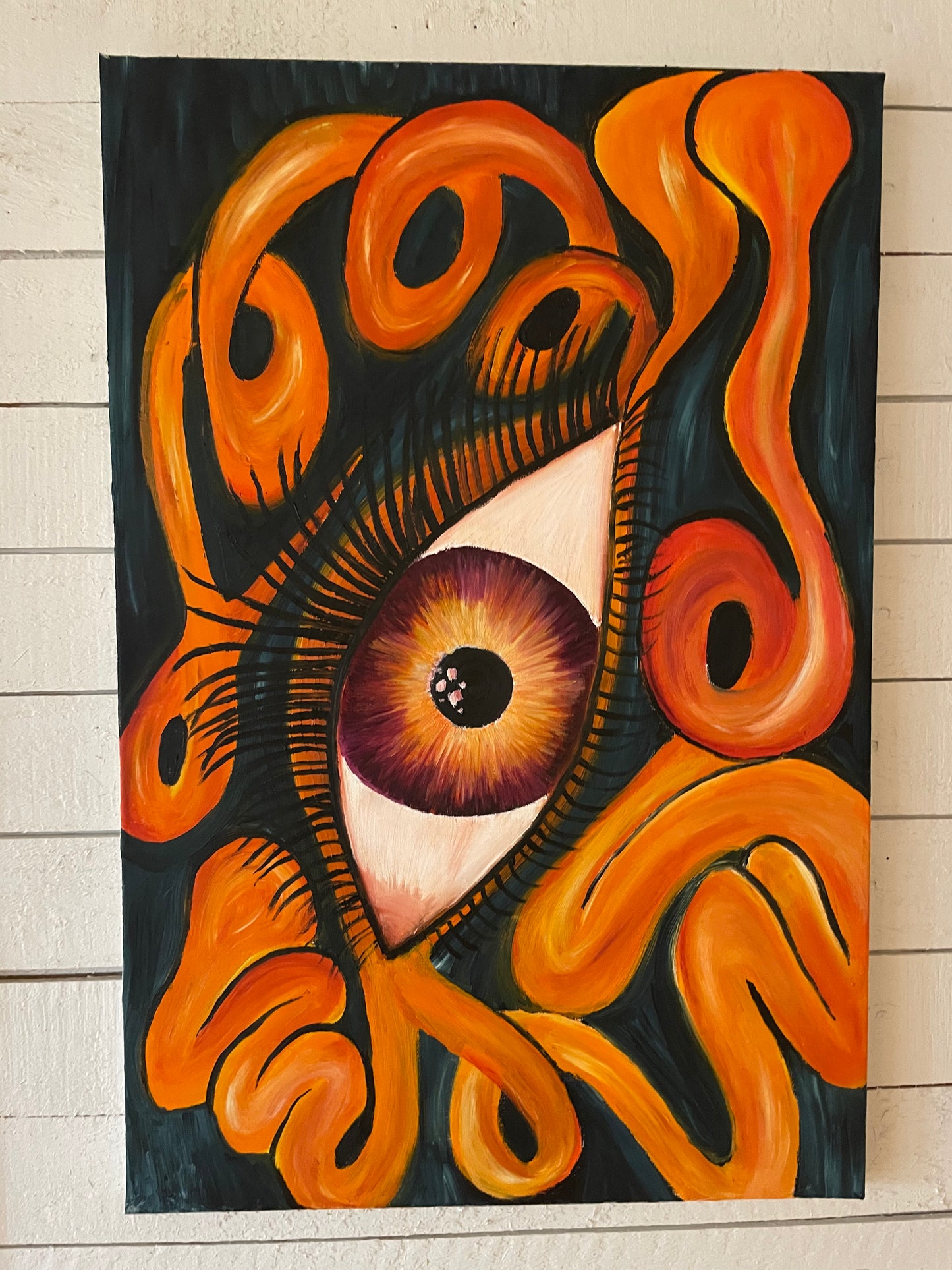Open your eyes - Orange 40*60cm