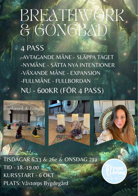 Breathwork & Gongbad/Sound healing - 4 Pass - 6 Oktober