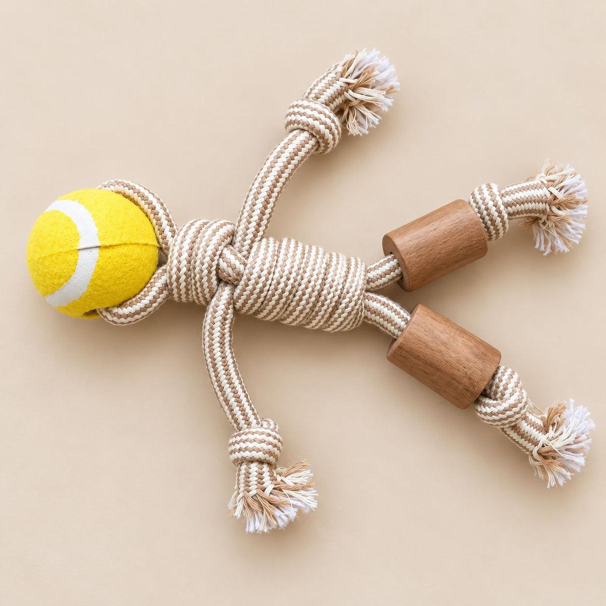 PAW Toys – Rope Ranger med kaffeträ och bol