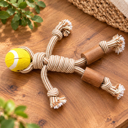 PAW Toys – Rope Ranger med kaffeträ och bol