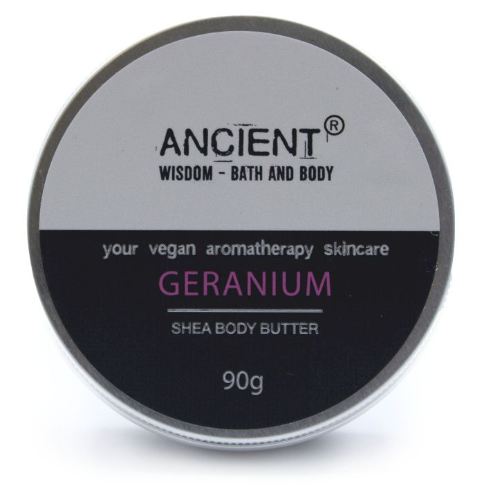 Aromaterapi Sheasmör 90g – Geranium