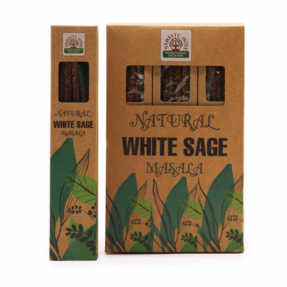 Natural Botanical Masala Incense – White Sage