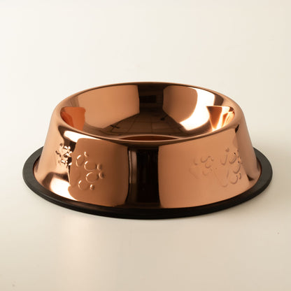 PAW Food Bowls - Matskål i kopparlook - 18cm - Stainless Steel (304)