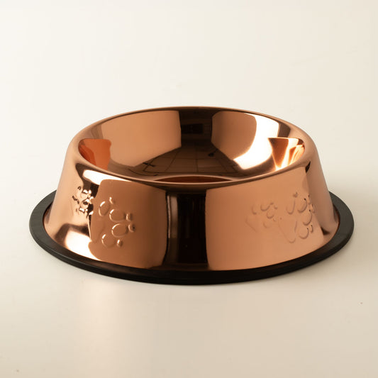 PAW Food Bowls - Matskål i kopparlook - 18cm - Stainless Steel (304)