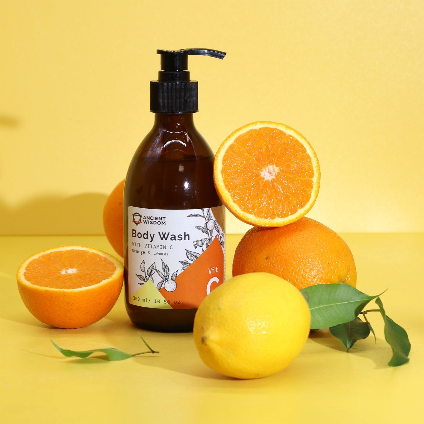 Aromterapi Body Wash med Vitamin C – Apelsin & Citron