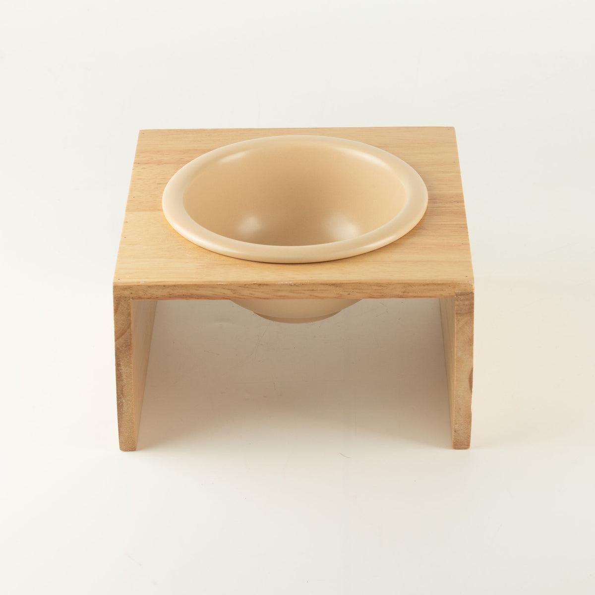 PAW Food Bowls - Stor Keramisk matskål med träställ – 14 cm