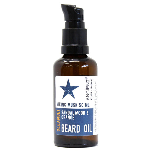 50ml Skäggolja - Viking Musk - Rengör!