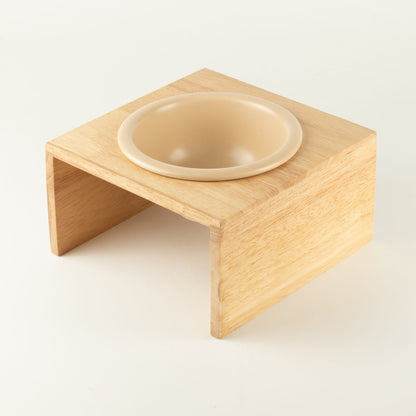 PAW Food Bowls - Stor Keramisk matskål med träställ – 14 cm