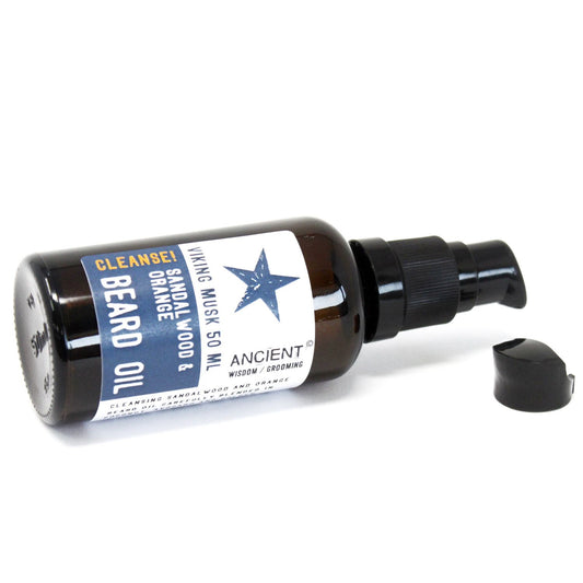 50ml Skäggolja - Viking Musk - Rengör!