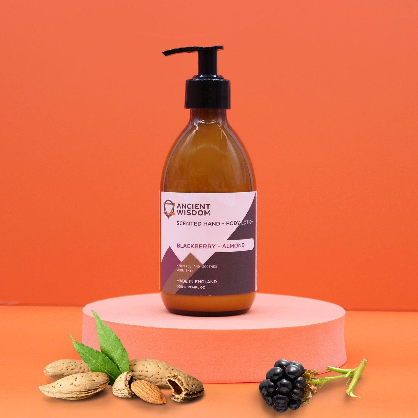 Hand- & Bodylotion – Björnbär & Mandel (300 ml)