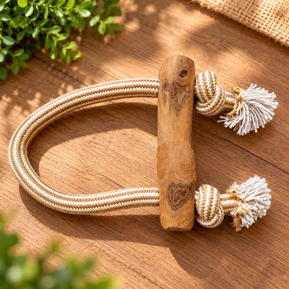 PAW Toys - Coffee Wood Chew - Loop & Tug