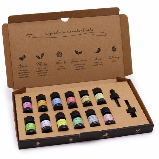 Aromaterapi Eterisk Olja Set – Vårkollektion