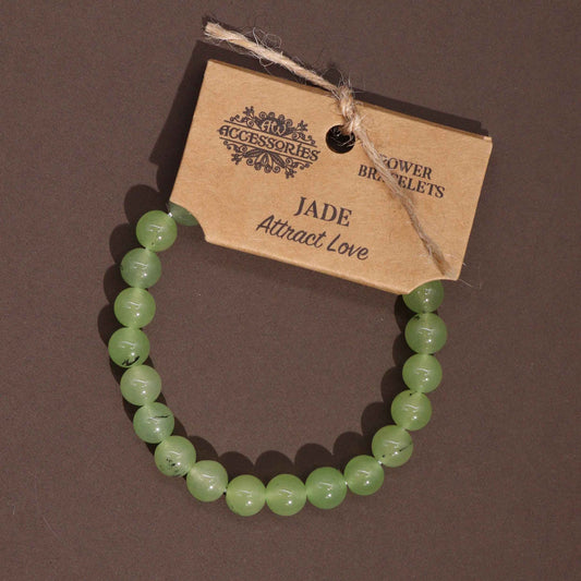 Kraftarmband i jade – harmoni, lycka & välstånd