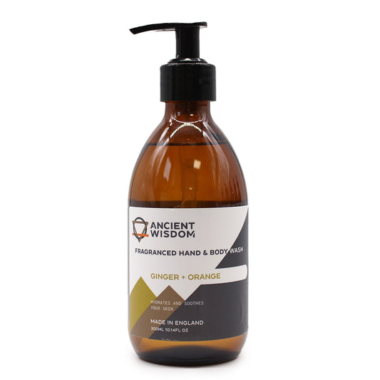 Hand- & Body Wash 300ml – Ginger & Orange